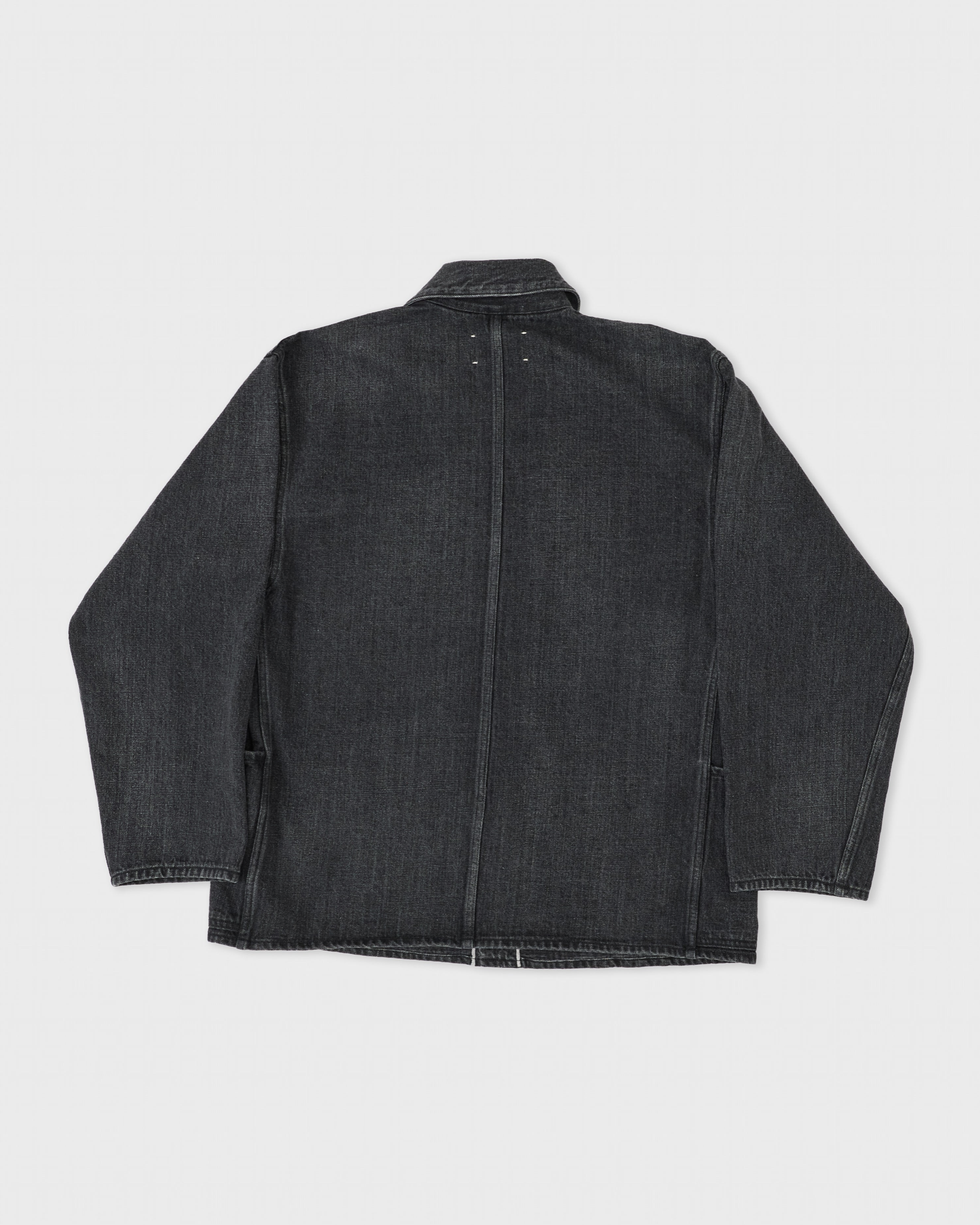 SSSTEIN – SILK NYLON COLLARED ZIP JACKET (CHARCOAL BROWN) — EQUIPMENT
